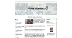 Desktop Screenshot of clubhistorians.co.uk